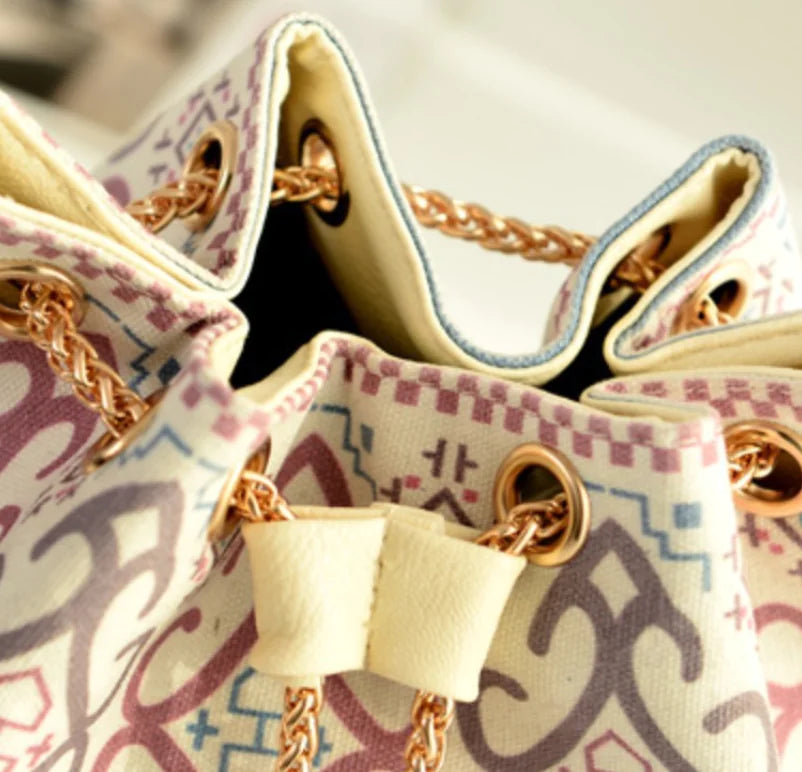 Canvas Bag, Bucket Bag