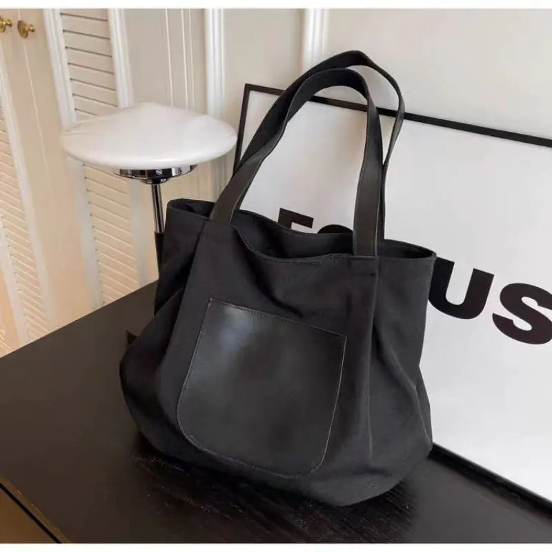 Trendy Portable Canvas Handbags